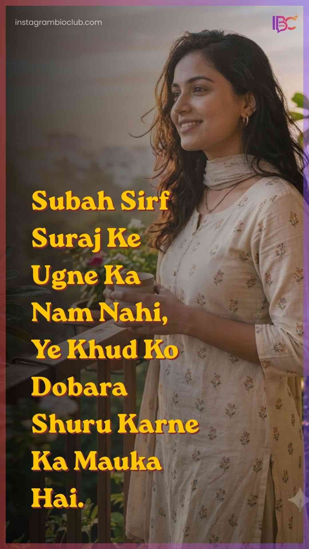 Unique Good Morning Quotes In Hindi​