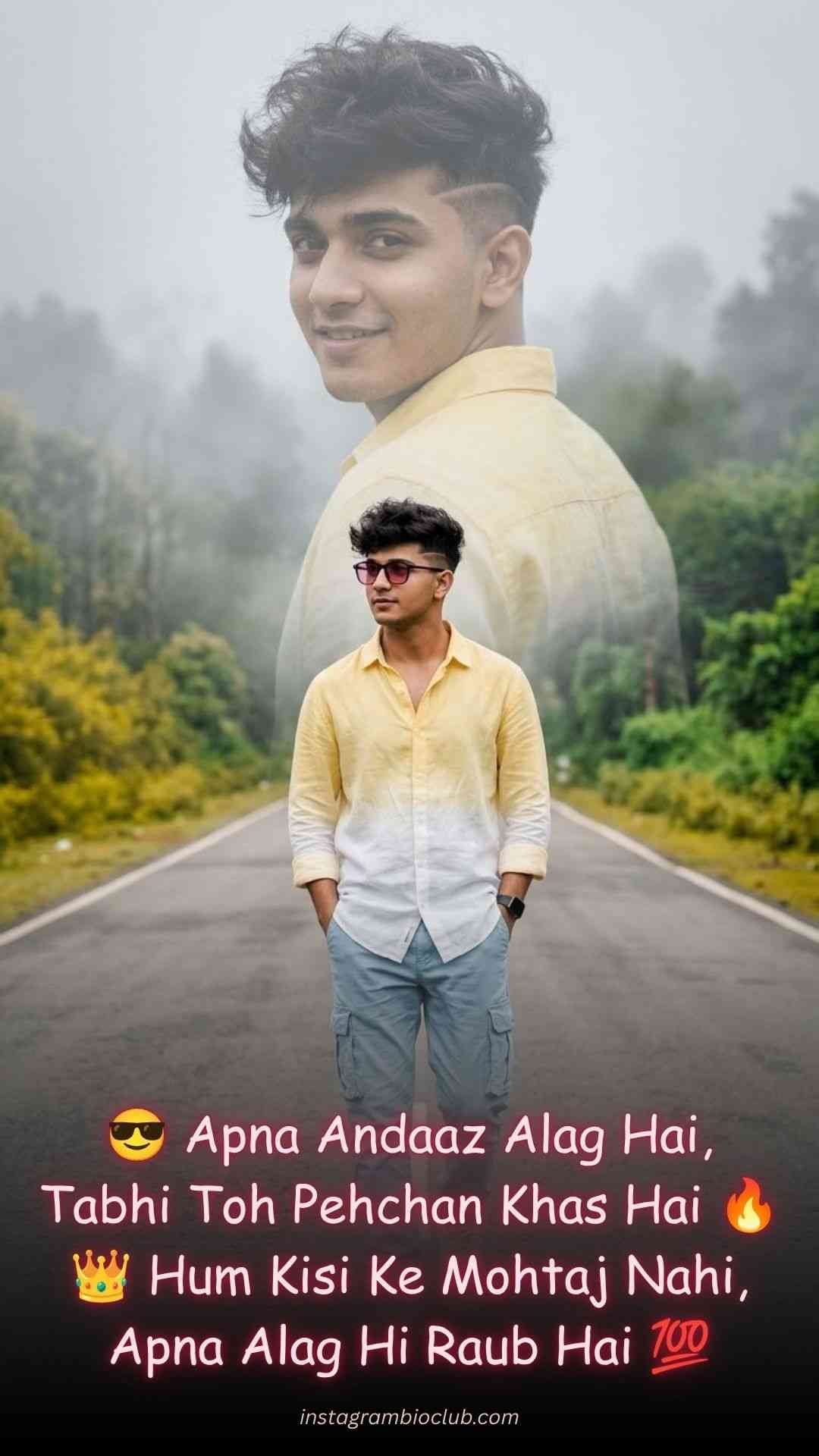 Facebook Status In Hindi Attitude For Boy​