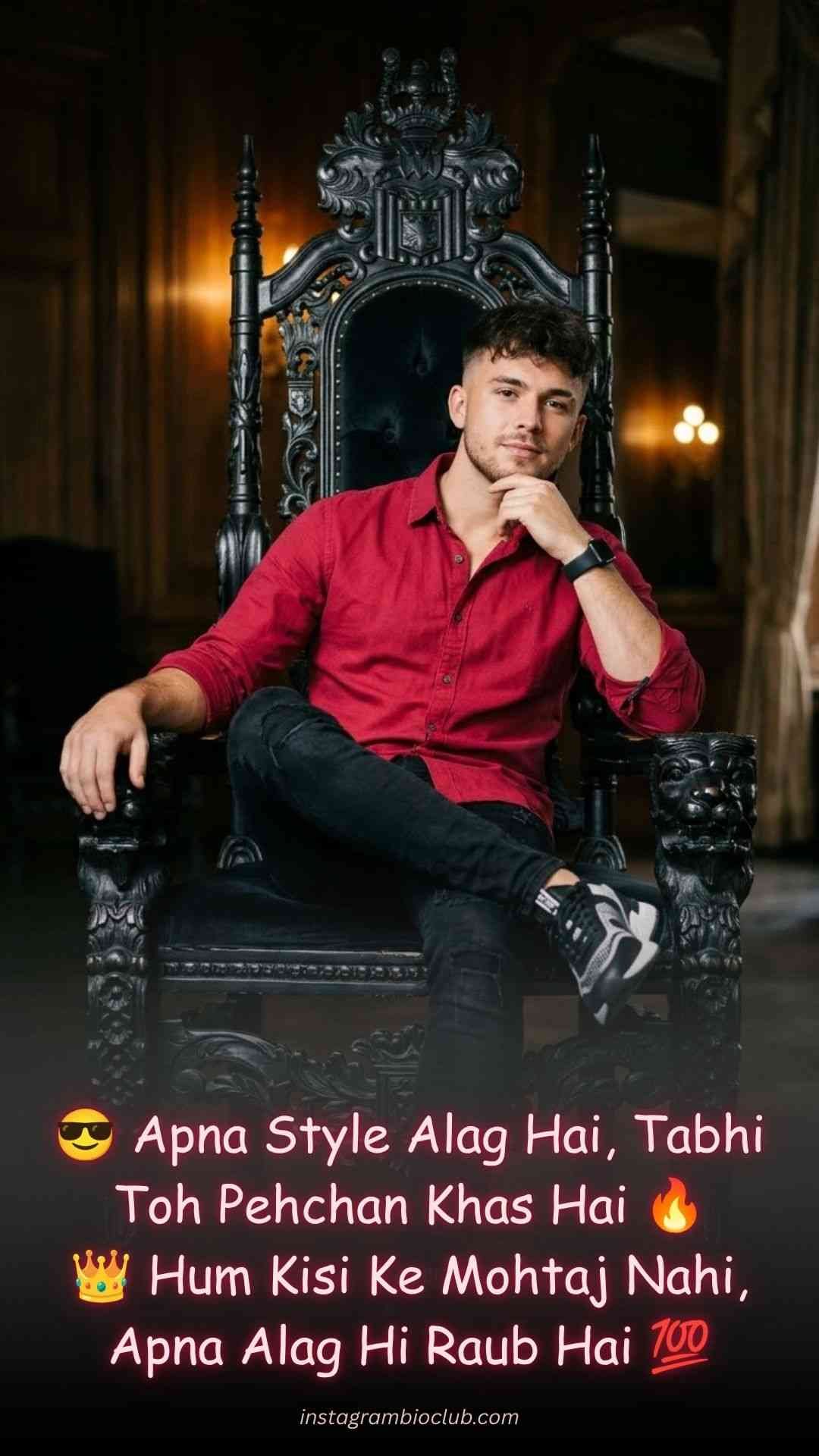 Full Attitude Status In Hindi For Boy​