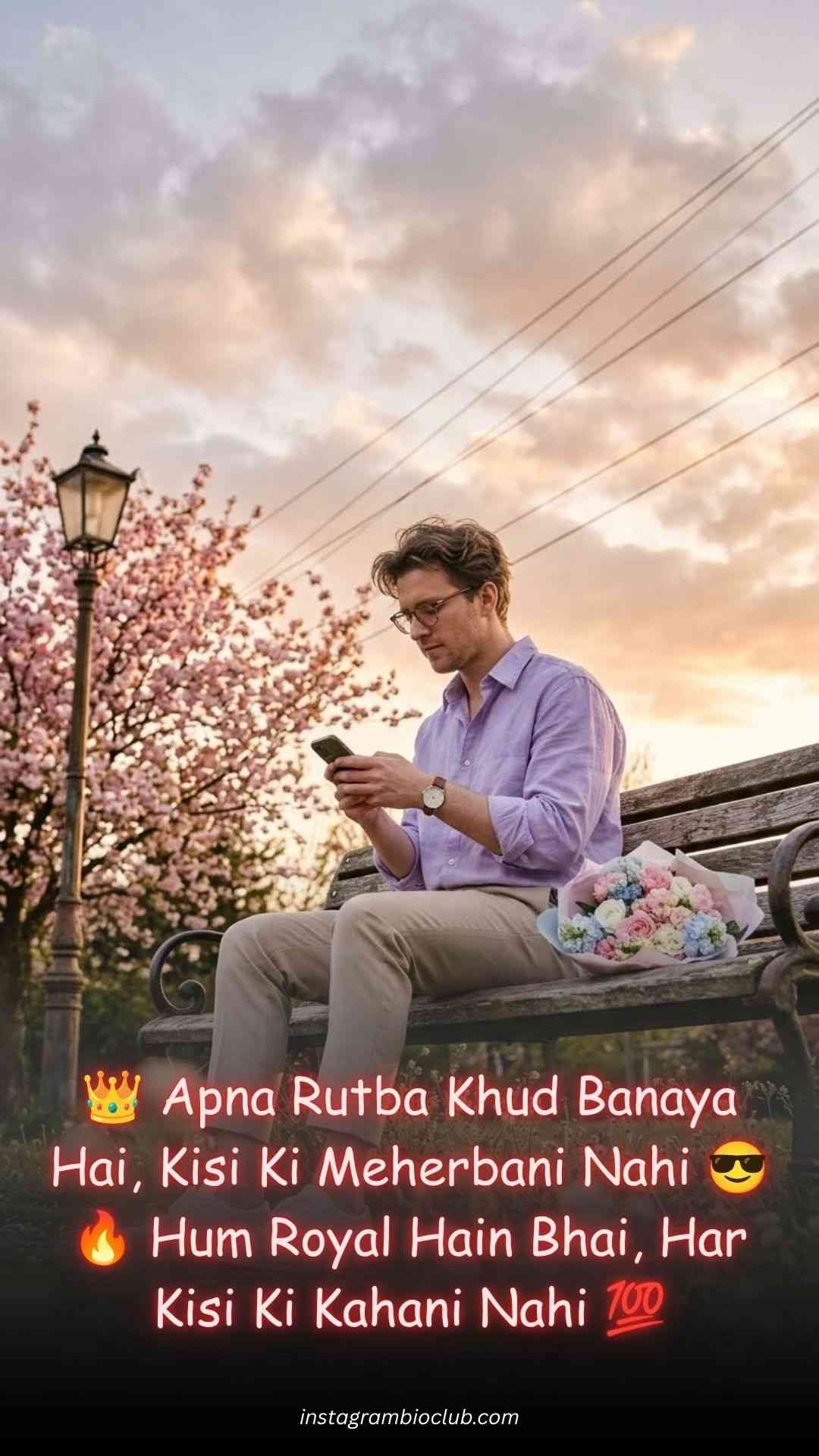 Royal Attitude Status In Hindi For Boy​