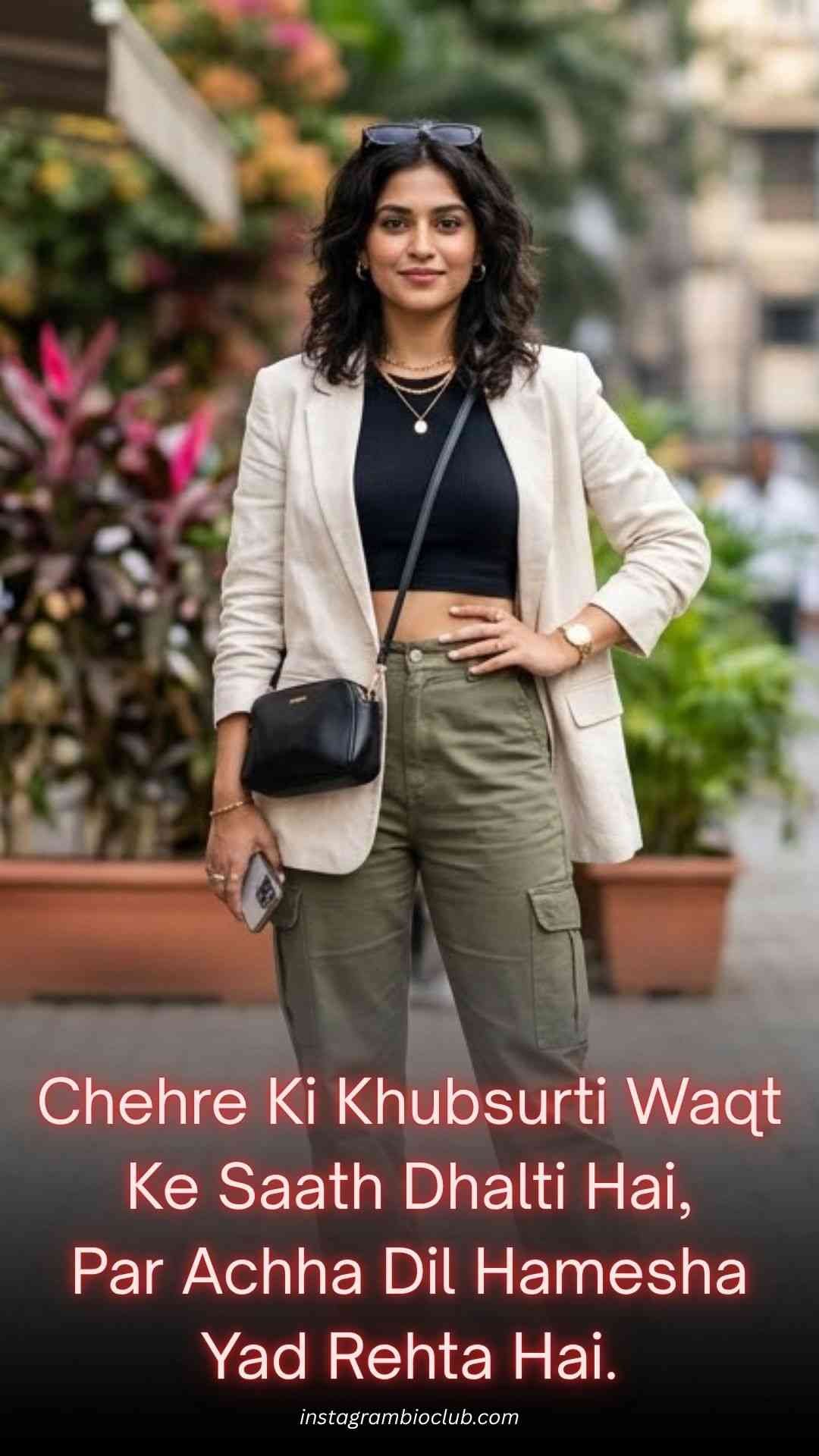 Shayari Caption For Girl In Hindi​_New