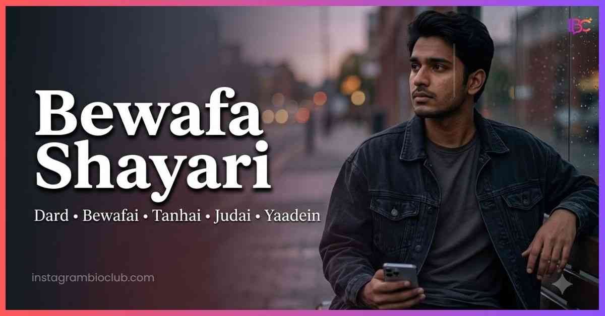 Bewafa Shayari In Hindi 501+ Dard Bhari Shayari