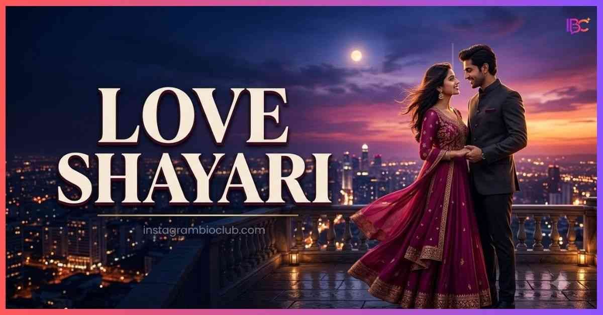 Love Shayari 501+ Cute, Romantic & Heart Touching Shayari