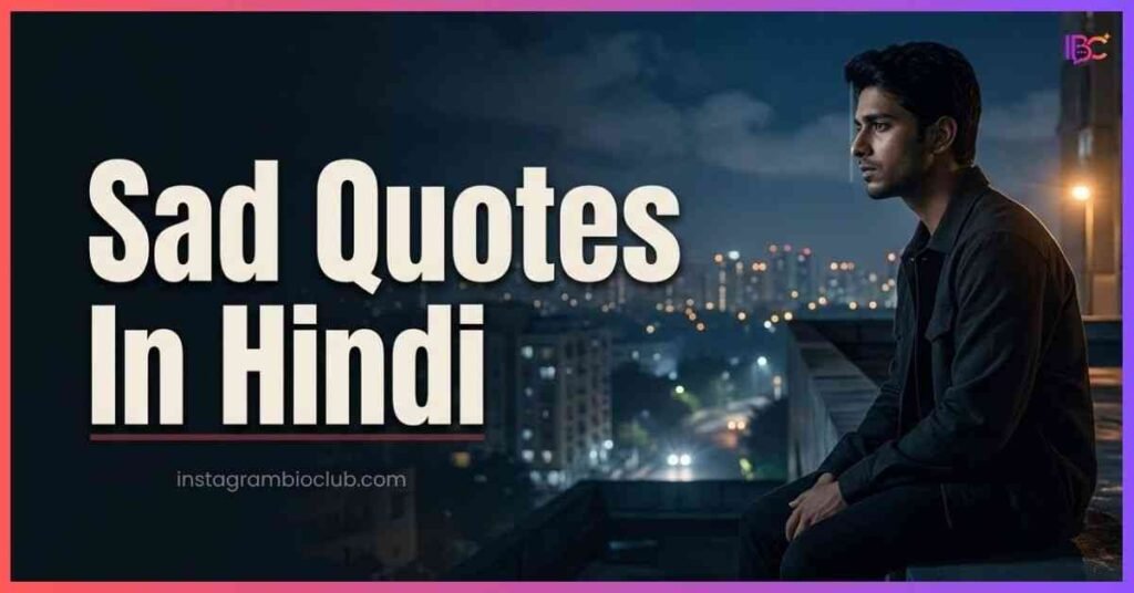 Sad Quotes In Hindi | 799+ Broken Heart & Emotional Thoughts Sad Quotes In Hindi | 799+ Broken Heart & Emotional Thoughts