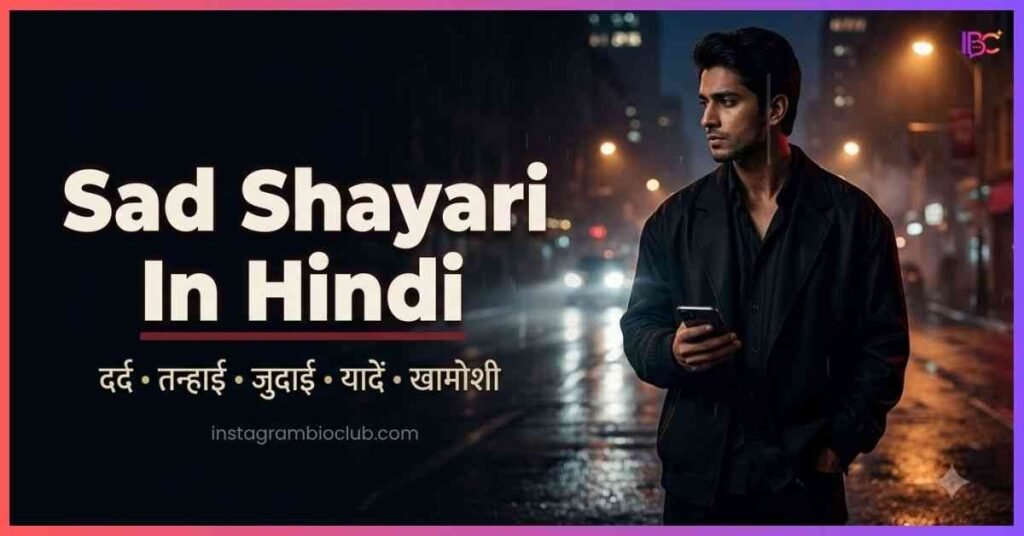 Sad Shayari In Hindi | 601+ Emotional Shayari On Pain & Love Sad Shayari In Hindi | 601+ Emotional Shayari On Pain & Love